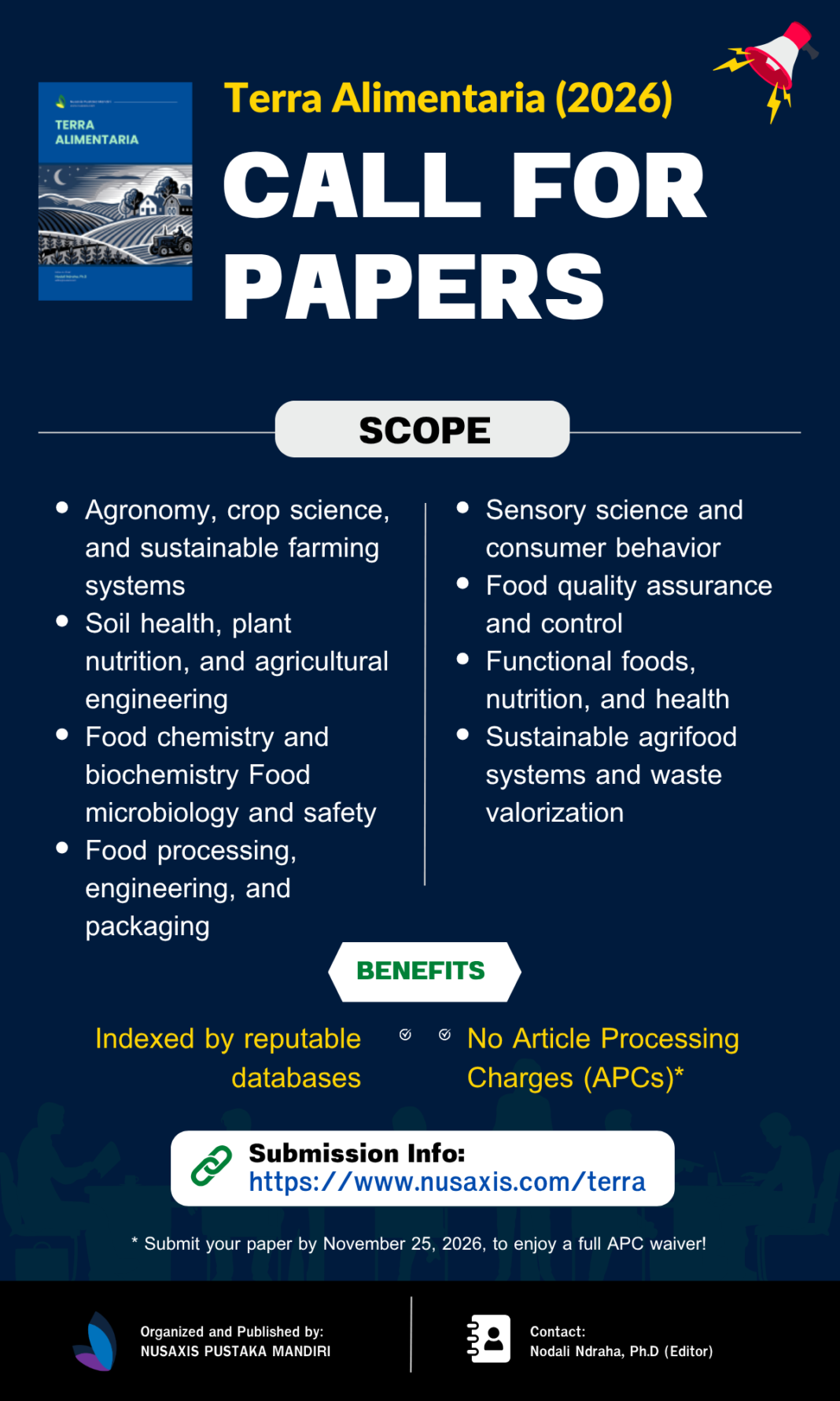Call for Papers - Terra Alimentaria